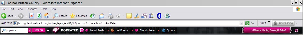 PopEater Toolbar 5.2 : Popeater Toolbar Main