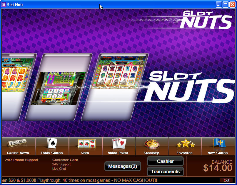Slot Nuts 11.1 : Main Window
