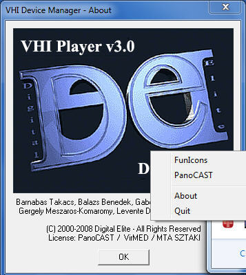 VHI Device Manager 3.0 : Main Screen