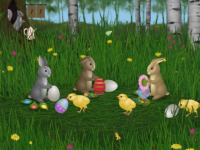 Easter Bunnies Screensaver : Main Window