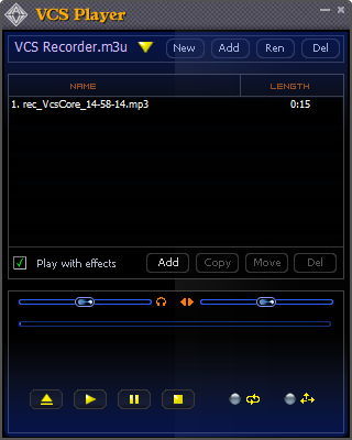 AV Voice Changer Software 7.0 : The Player