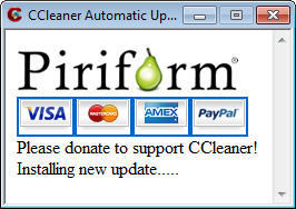CCleaner Automatic Update 1.0 : Main View