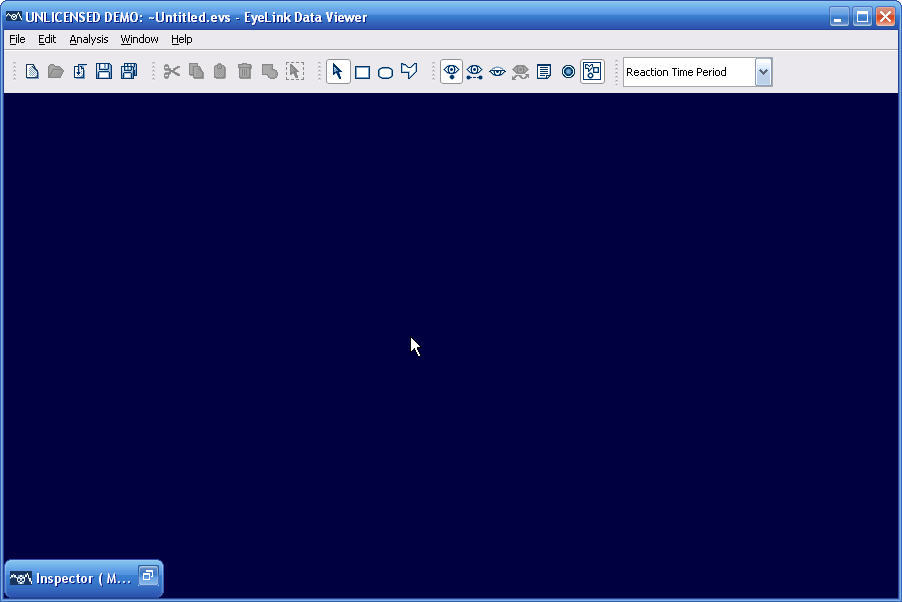 Eyelink Dataviewer 1.1 : Main window
