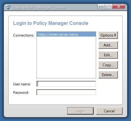 F-Secure Policy Manager Console 11.2 : Main Interface