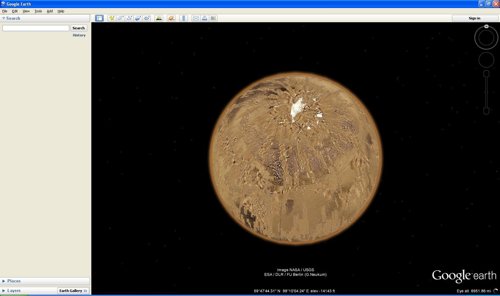 Google Earth 6.2 : Mars