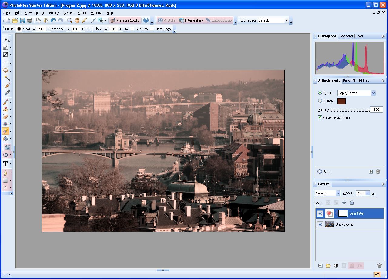 Serif PhotoPlus Starter Edition 2.0 : Image Adjustment Tools
