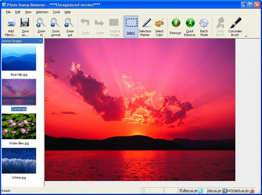 SoftOrbits Digital Photo Suite 4.4 : Photo Stamp Remover