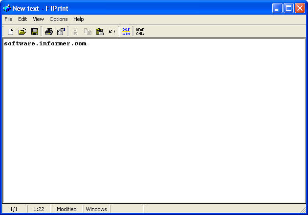 10-Strike FTPrint 2.0 : Main window