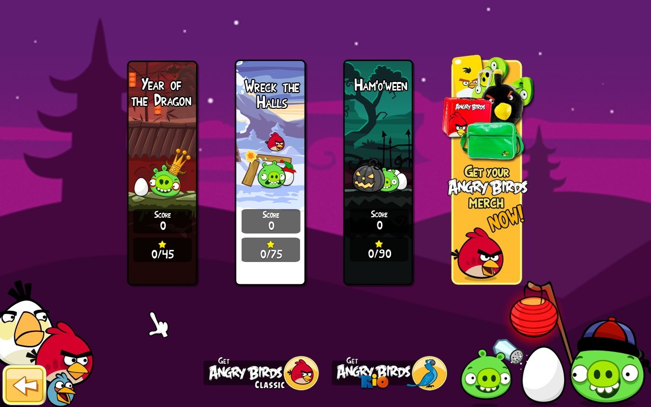 Angry Birds Seasons 2.2 : Select an Episode