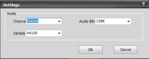 Aiwaysoft Video to Audio Converter 2.0 : Settings