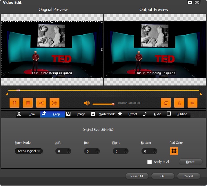 Bigasoft Total Video Converter 5.1 : Video Edit