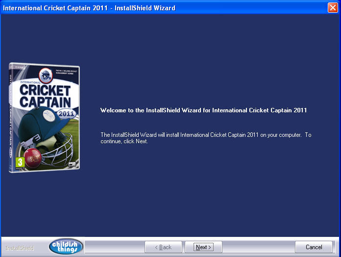 International Cricket Captain 2011 11.0 : Main window