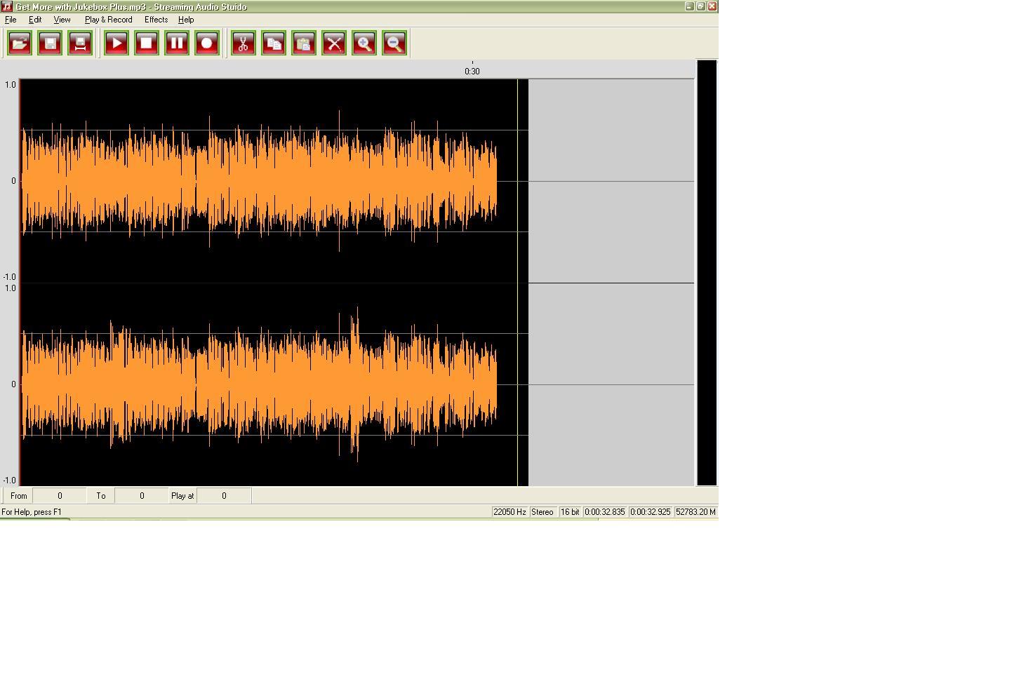 Streaming Audio Studio 5.2 : Main Window