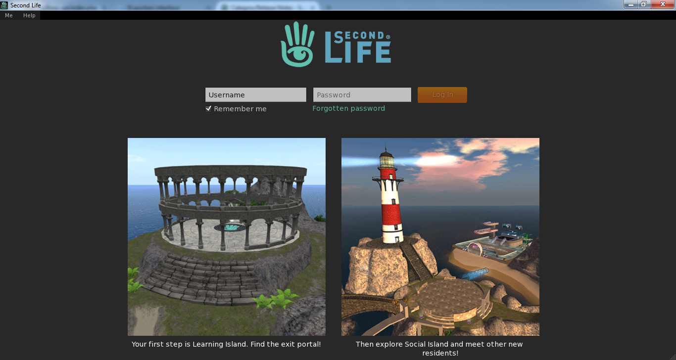 Second Life Viewer 4.0 : Main window