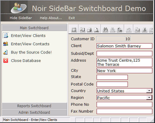 ADP Switchboards Demos 1.0 : General view