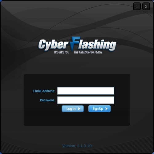 CyberFlashing 2.1 : Main Window