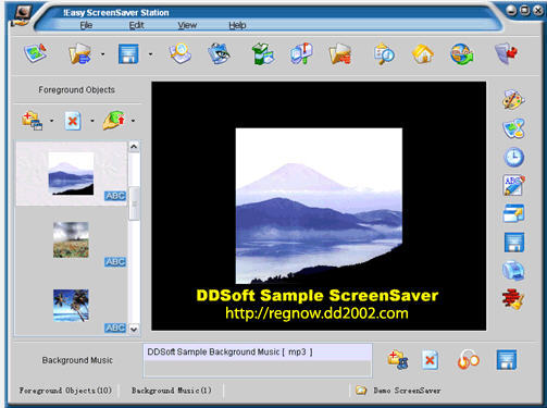 !Easy ScreenSaver Station 4.5 : Main window
