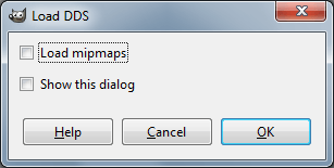 GIMP DDS Plugin 2.0 : Main window