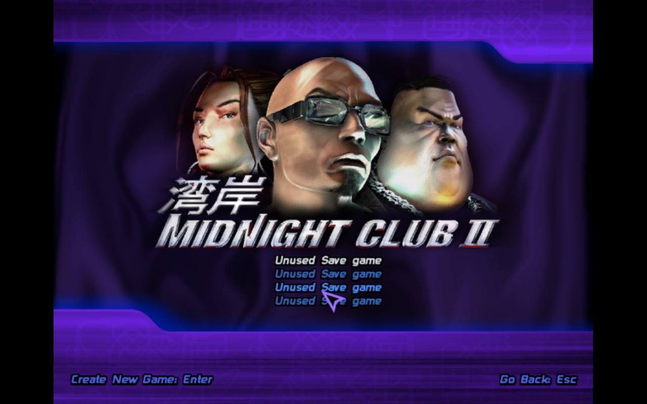 Midnight Club II 2.0 : New game