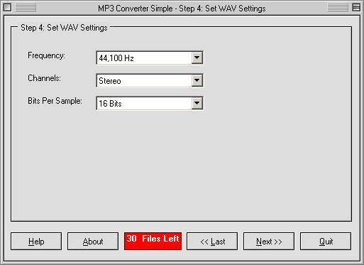 MP3 Converter Simple 3.1 : Main window