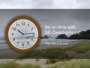 SE-DesktopApps 1.2 : Main window