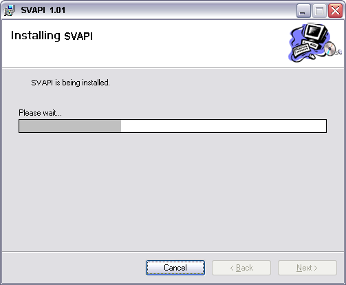 SVAPI 1.0 : Main window