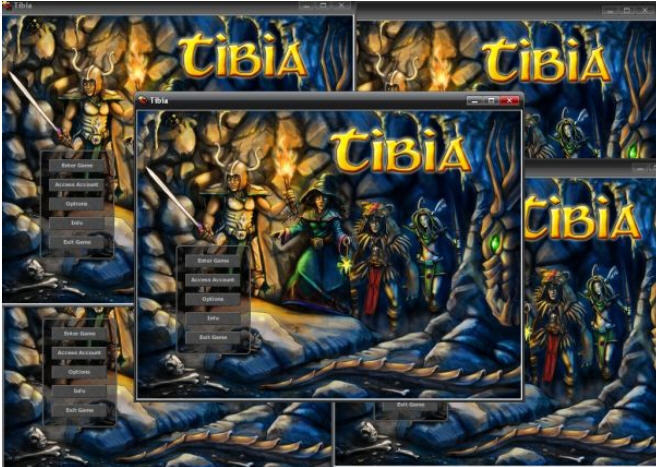 Tibia MC 9.1 : Main window