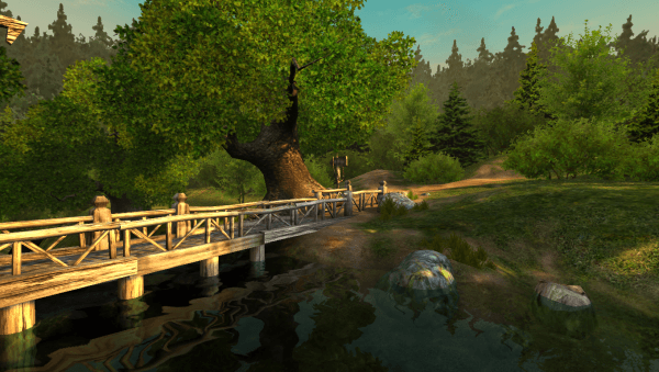 Watermill 3D Screensaver : Bridge