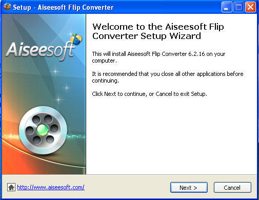 Aiseesoft Flip Converter 6.2 : Main window