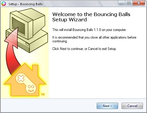 Bouncing Balls : Setup Wizard