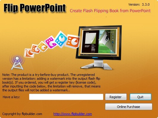 Flip PowerPoint 3.3 : About Window