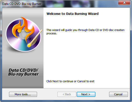 Free CD DVD Burner 4.1 : Data Burning Wizard