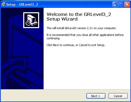 GRLevel3 2.2 : Setup Window