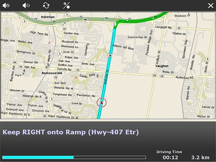 Microsoft AutoRoute 2007 with GPS Locator 14.0 : Keep right