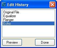NGWave 4.4 : History manager