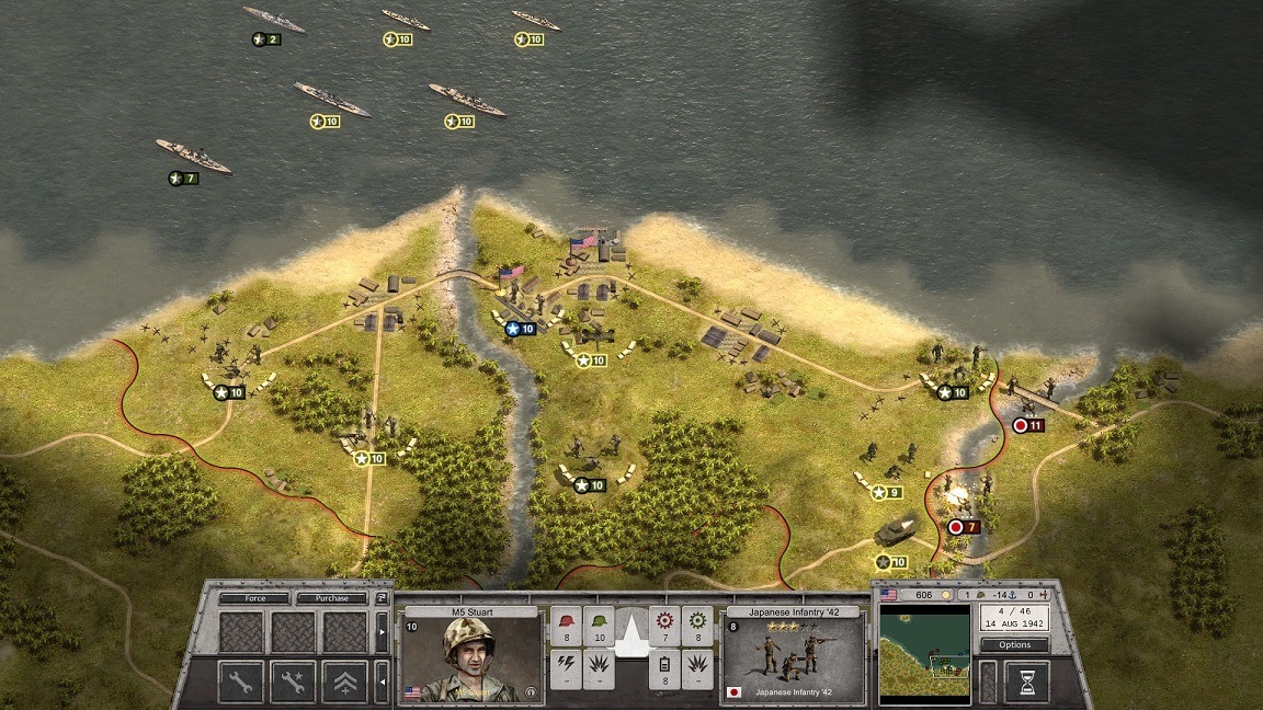 Order of Battle Pacific 1.0 : Main window