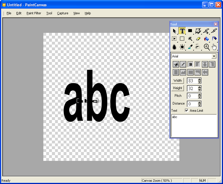 PaintCanvas 2.0 : Main window