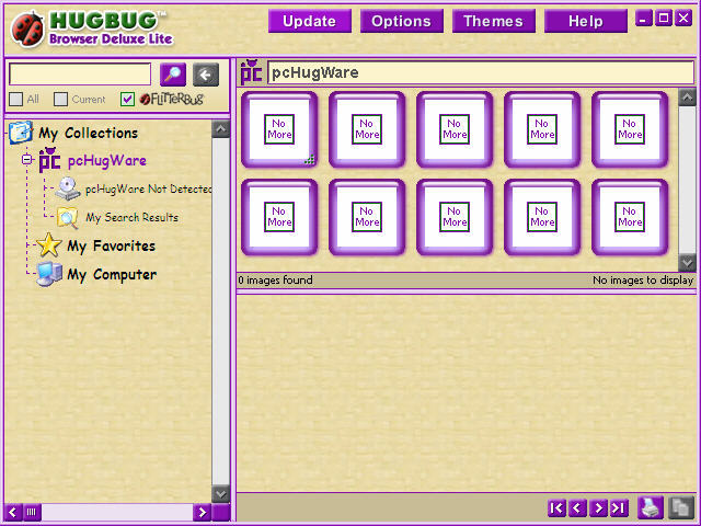 pcHugBug Browser Deluxe Lite 1.0 : Main window