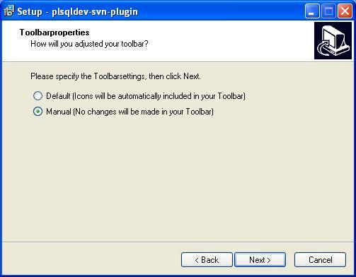 plsqldev-svn-plugin 0.1 : Main window