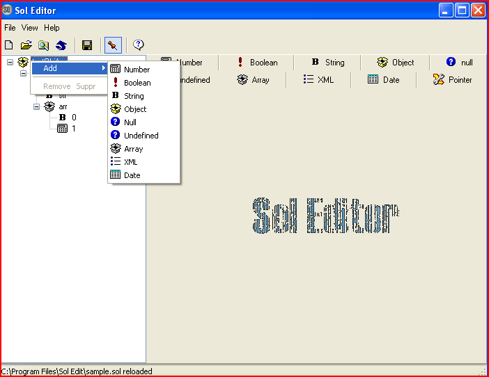 .sol Editor 1.1 : add