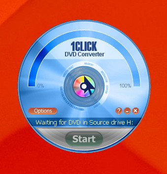 1Click DVD Converter 3.1 : Main window