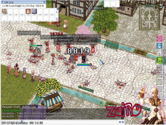 Draven Ragnarok Online 2.0 : Main window