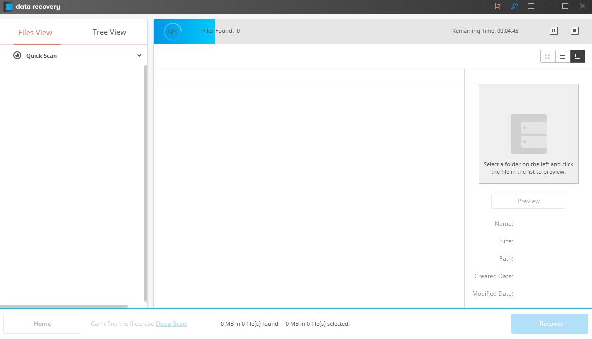 Wondershare Data Recovery 6.2 : Scanning Folder