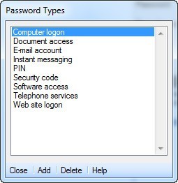 Access Manager 2.2 : Password Types