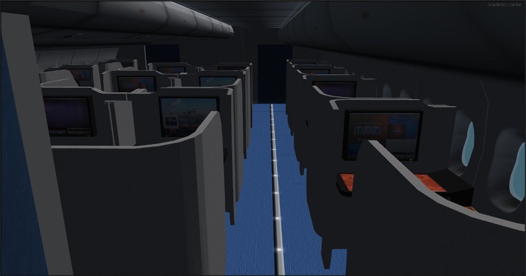 Airbus A380-800 VC Air France FSX & P3D 1.0 : Simulation Window