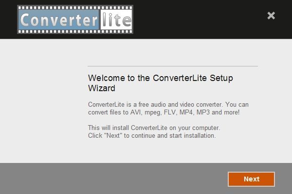 ConverterLite 1.5 : Setup Wizard
