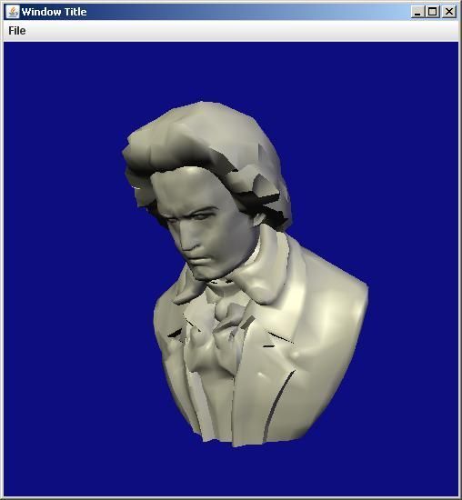 Java 3D 1.5 : Screenshot of animation done using Java 3D 1.5 API