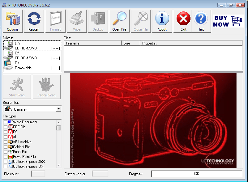 PHOTORECOVERY 3.0 : general view