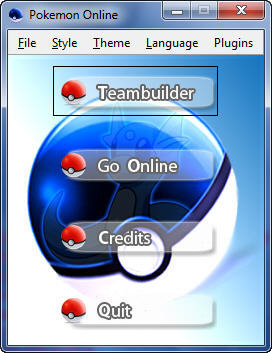Pokemon Online 1.0 : Main Window