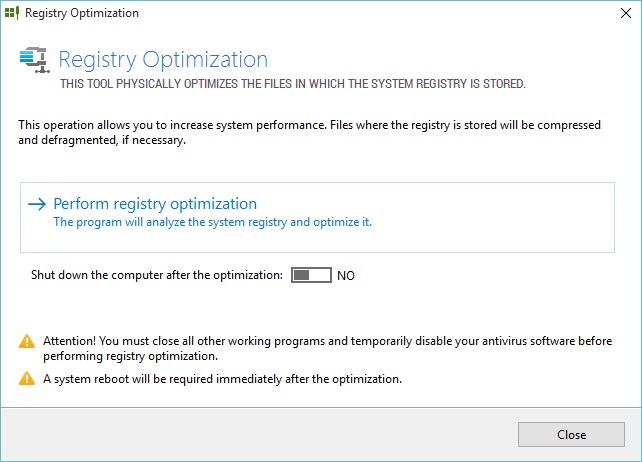 Registry Life 3.3 : Registry Optimization